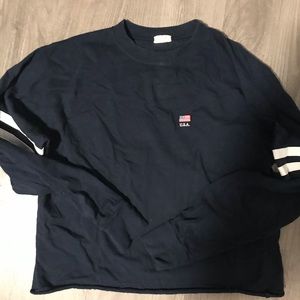 Brandy Melville USA Embroidered Long Sleeve